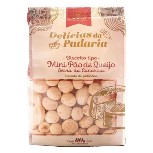 Biscoito de Polvilho Minnas Mini Pão de Queijo 80g - Imagem em destaque