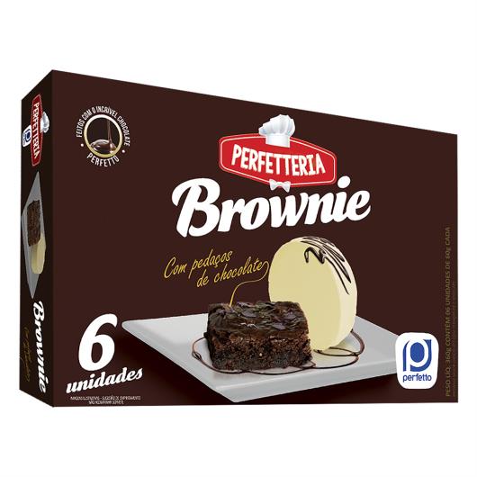 Brownie Congelado Perfetto Perfetteria Caixa 360g 6 Unidades - Imagem em destaque