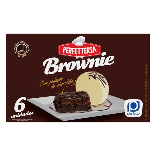 Brownie Congelado Perfetto Perfetteria Caixa 360g 6 Unidades - Imagem em destaque