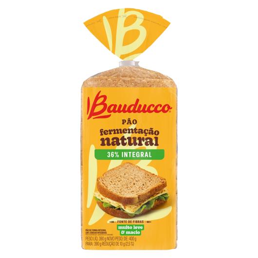 Pão de Forma 36% Integral Fermentação Natural Bauducco Pacote 390g - Imagem em destaque