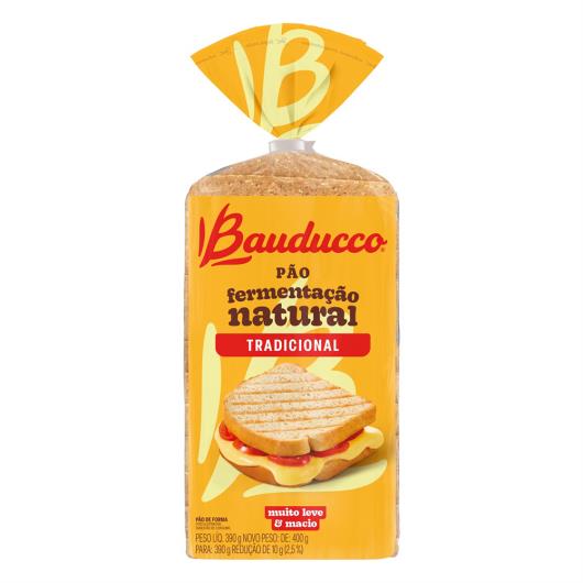 Pão de Forma Tradicional Bauducco Fermentação Natural Pacote 390g - Imagem em destaque