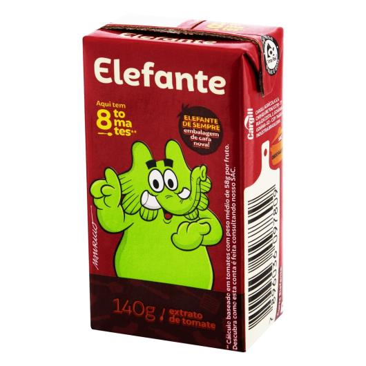 Extrato de Tomate Elefante Caixa 140g - Imagem em destaque
