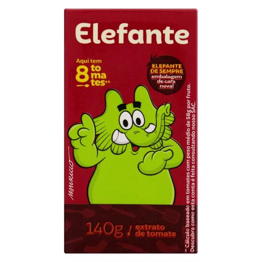 Extrato de Tomate Elefante Caixa 140g - Imagem em destaque