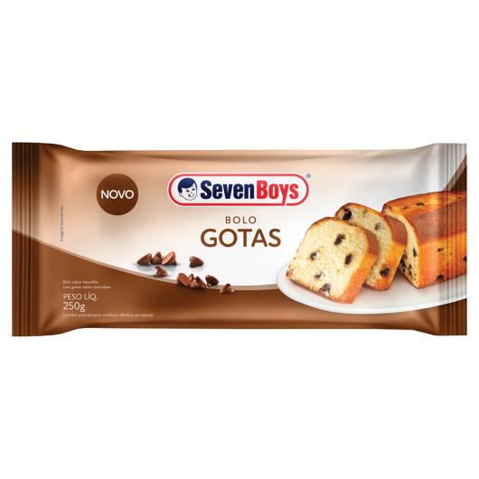 Bolo Baunilha com Gotas de Chocolate Seven Boys Pacote 250g - Imagem em destaque