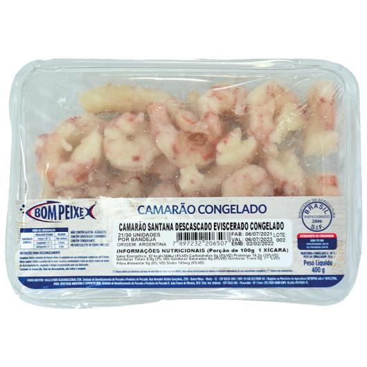 Camarão descascado eviscerado Bom Peixe congelado 400g - Imagem em destaque