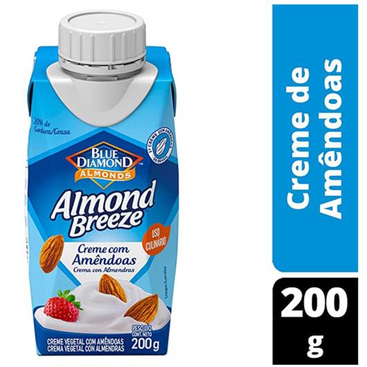 Creme Culinário Almond Breeze Com Amêndoas 100% Vegetal 200g - Imagem em destaque