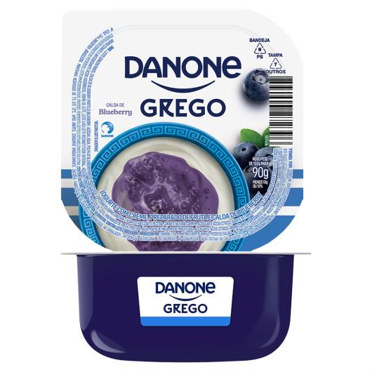Iogurte Grego Calda Blueberry Danone Pote 90g - Imagem em destaque
