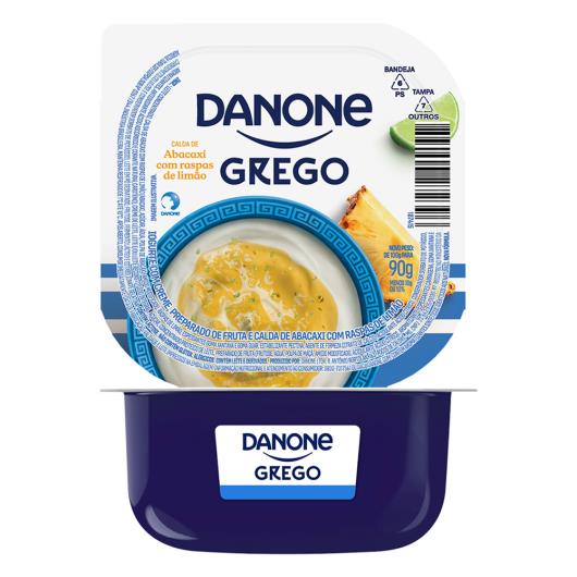 Iogurte Grego Calda Abacaxi com Raspas de Limão Danone Pote 90g - Imagem em destaque