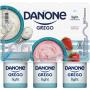 Iogurte Parcialmente Desnatado Grego Original + Morango Light Danone Bandeja 510g 6 Unidades