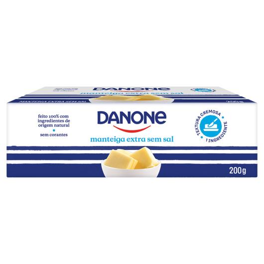 Manteiga Danone Tablete Sem Sal 200g - Imagem em destaque