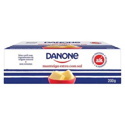Manteiga Danone Tablete Com Sal 200g - Imagem em destaque