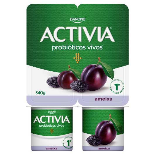 Activia Polpa Ameixa 340g 4 unidades - Imagem em destaque