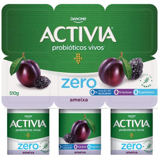 Activia Polpa Zero Ameixa 510g 6 unidades - Imagem em destaque