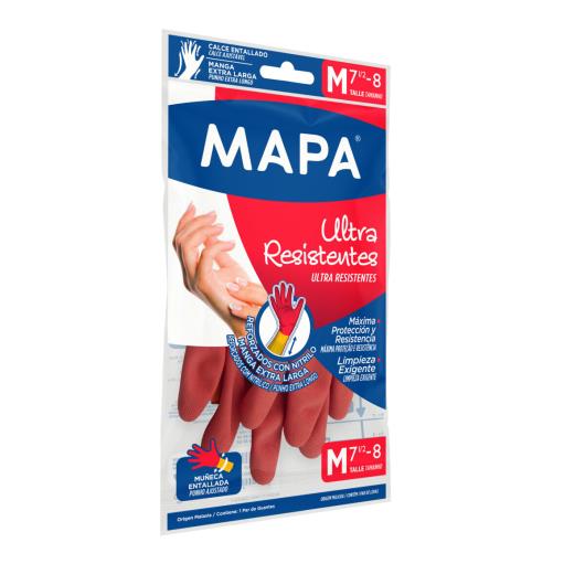 Luva Multiuso Vermelha Ultra Resistente Mapa M - Imagem em destaque