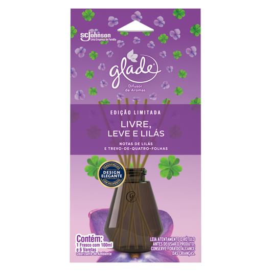 Difusor de Aromas Livre, Leve e Lilás Glade Caixa 100ml - Imagem em destaque