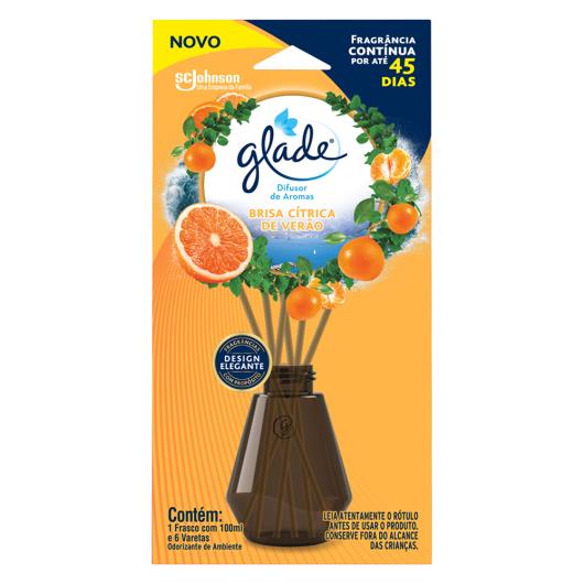 Difusor de Aromas Brisa Cítrica de Verão Glade Caixa 100ml - Imagem em destaque