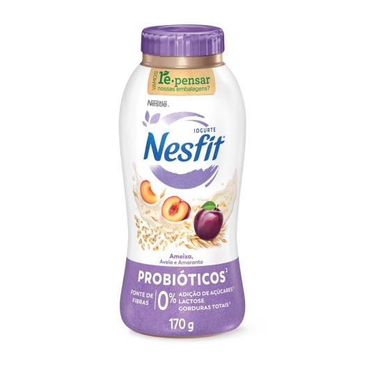 Iogurte Desnatado Ameixa, Aveia e Amaranto Zero Lactose Nesfit 170g - Imagem em destaque