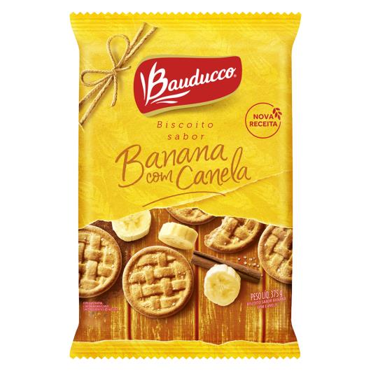 Biscoito Banana com Canela Bauducco Pacote 375g - Imagem em destaque