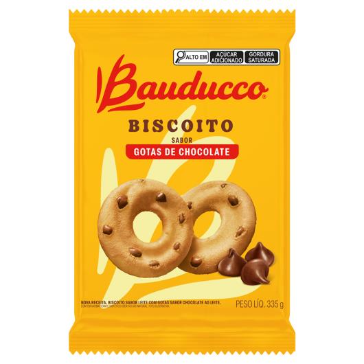 Biscoito Ao Leite com Gotas de Chocolate Bauducco Pacote 335g - Imagem em destaque