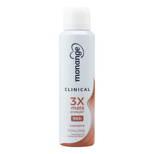 Antitranspirante Aerossol Conforto Monange Clinical 150ml - Imagem em destaque