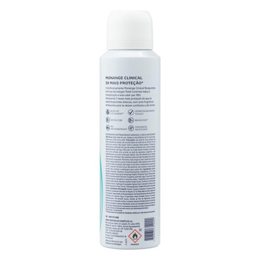 Antitranspirante Aerossol Revigorante Monange Clinical 150ml - Imagem em destaque