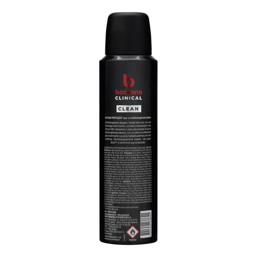 Desodorante Aerossol Ultra Cool Bozzano Clinical 150ml - Imagem em destaque