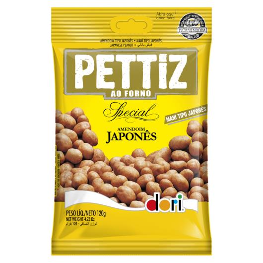 Amendoim Japonês Salgado Dori Pettiz Special Pacote 120g - Imagem em destaque