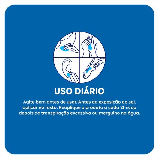 Protetor Solar Facial Toque Seco Antissinais FPS 70 Nivea Sun Bisnaga 40ml - Imagem em destaque