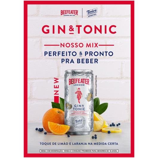 Drink Pronto Beefeater Gin e Tônica Antarctica 269ml Lata - Imagem em destaque