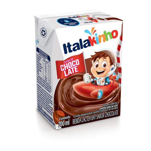 Bebida Láctea UHT Chocolate Italakinho Caixa 200ml - Imagem em destaque