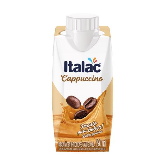 Bebida Láctea UHT Cappuccino Italac Caixa 190ml - Imagem em destaque