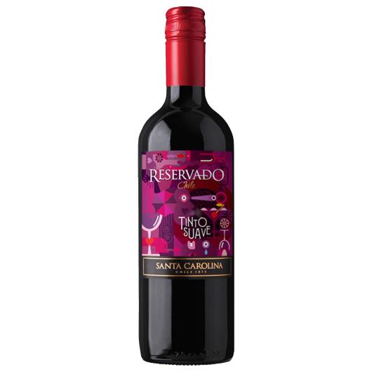 Vinho Chileno Santa Carolina Reservado Tinto Suave 750ml - Imagem em destaque