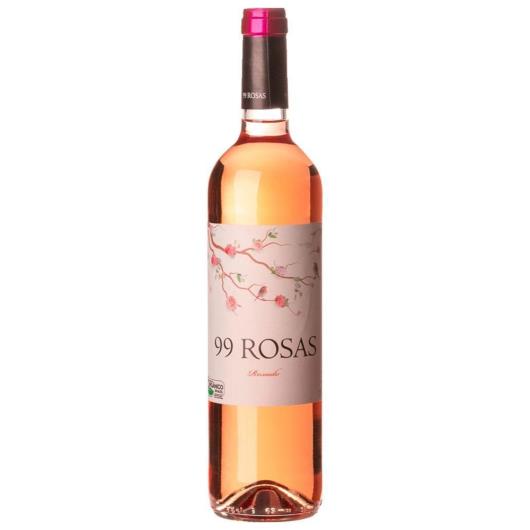 Vinho Espanhol Seco Rosé 99 Rosas 750ml - Imagem em destaque