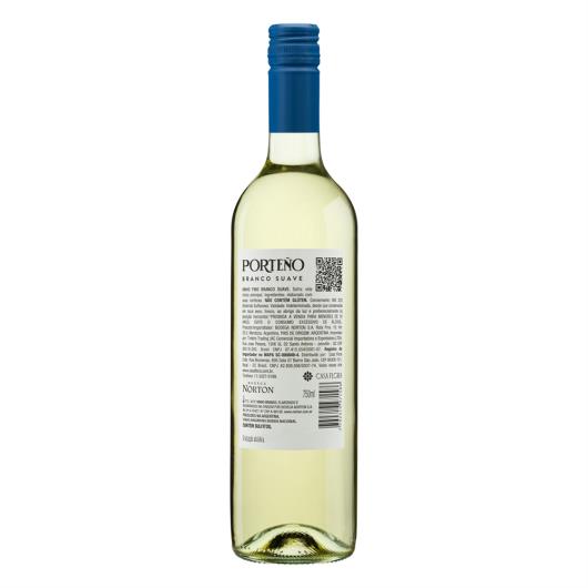 Vinho Argentino Branco Suave Porteño Norton Mendoza Garrafa 750ml - Imagem em destaque