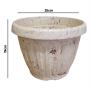Vaso Ariplas Grego Redondo Marmorizado 4,8l