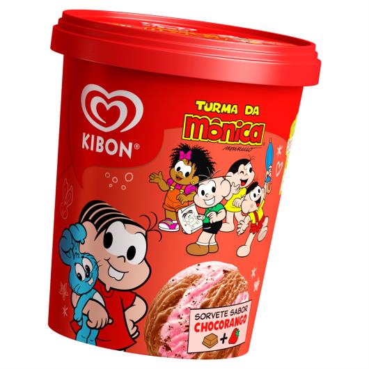 Sorvete Chocorango Turma da Mônica Kibon Pote 800ml - Imagem em destaque