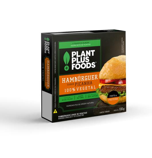 Hambúrguer Plant Plus 100% Vegetal Sabor Picanha 100g - Imagem em destaque