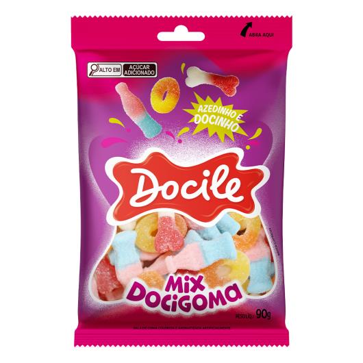 Bala de Goma Laranja, Morango ou Tutti Frutti Mix Docile Docigoma Pacote 190g - Imagem em destaque