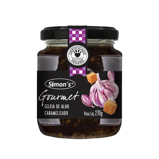 Geleia Gourmet de Alho Caramelizado Simons 270g - Imagem em destaque