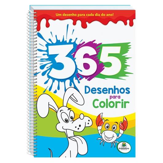 Coleção 365 Desenhos Para Colorir Livro Unidade - Imagem em destaque