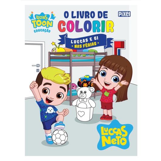 Livro de colorir Luccas e Gi no Circo - Sonda Supermercado Delivery