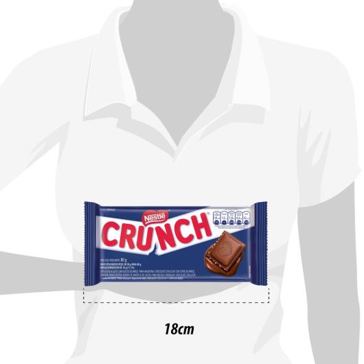 Chocolate ao Leite Crunch Pacote 80g - Imagem em destaque