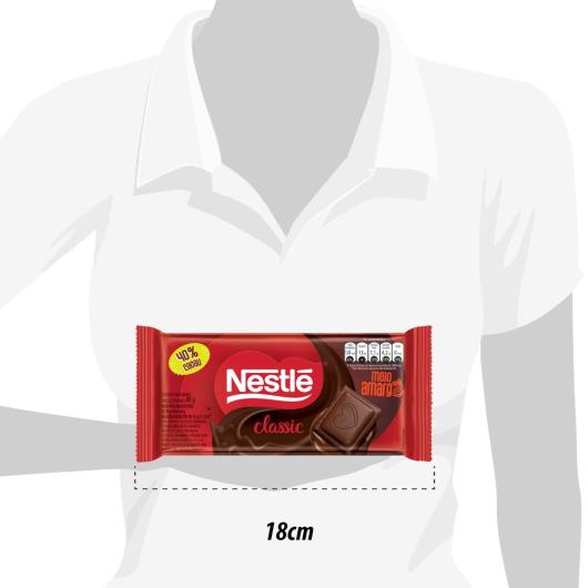 Chocolate NESTLÉ CLASSIC Meio Amargo Tablete 80g - Imagem em destaque