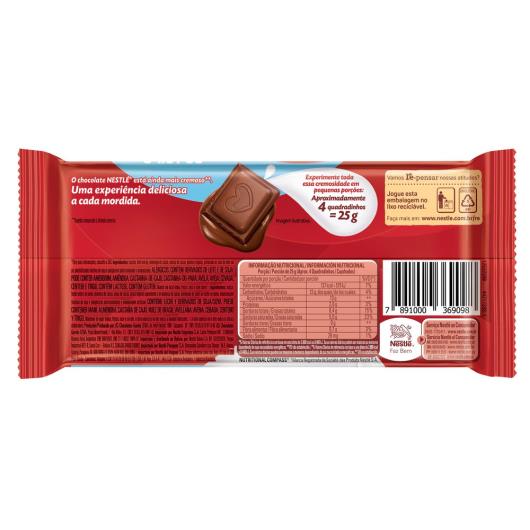 Chocolate ao Leite NESTLÉ CLASSIC Tablete 80g - Imagem em destaque