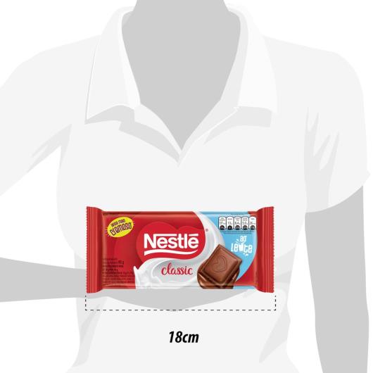 Chocolate ao Leite NESTLÉ CLASSIC Tablete 80g - Imagem em destaque