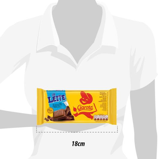 Chocolate ao Leite GAROTO Tablete 80g - Imagem em destaque