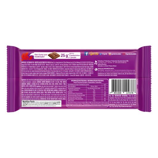 Chocolate ao Leite Garoto Alô Doçura Pacote 80g - Imagem em destaque