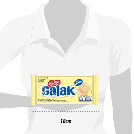 Chocolate Branco GALAK 80g - Imagem em destaque