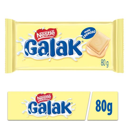 Chocolate Branco GALAK 80g - Imagem em destaque