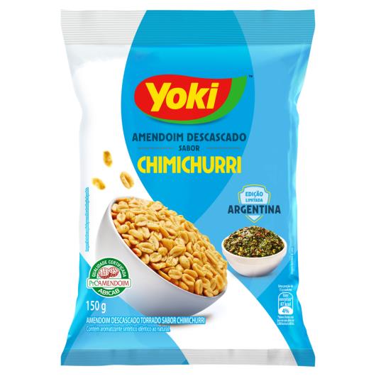 Amendoim Torrado sem Casca Chimichurri Yoki Pacote 150g Edição Limitada Argentina - Imagem em destaque